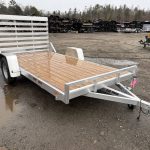 Sport Haven Aluminium-Nutzanhänger ohne Seitenreling 6 × 12 ft, 3K, mit angeschraubter 4-ft-Laderampe (1,2 m)