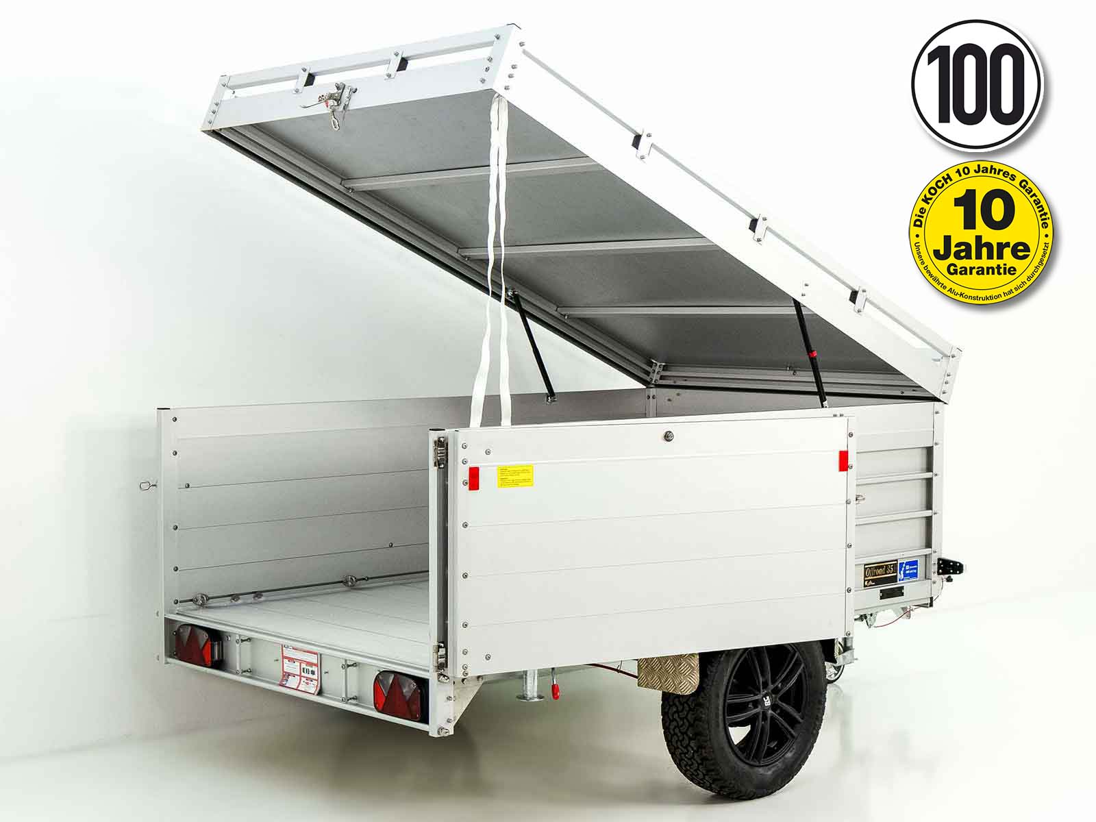 1-geb-9.jpg Deckelanhänger „CROSSLINE“ 150x250cm 1300kg | Höhe 80cm | Aluboden | Typ 6.13 - Neu – Image 1