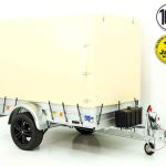 Anhänger „Edition 35“ Hochplane 160cm 125x250cm 1300kg | Typ 4.13 | Elfenbein Beige-Neu