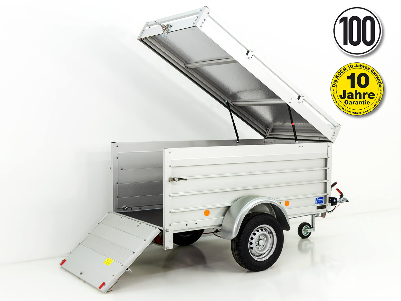 11deckel-3.jpg Deckelanhänger 125x250cm Höhe: 95cm 750kg | Typ U4 - Neu – Image 1