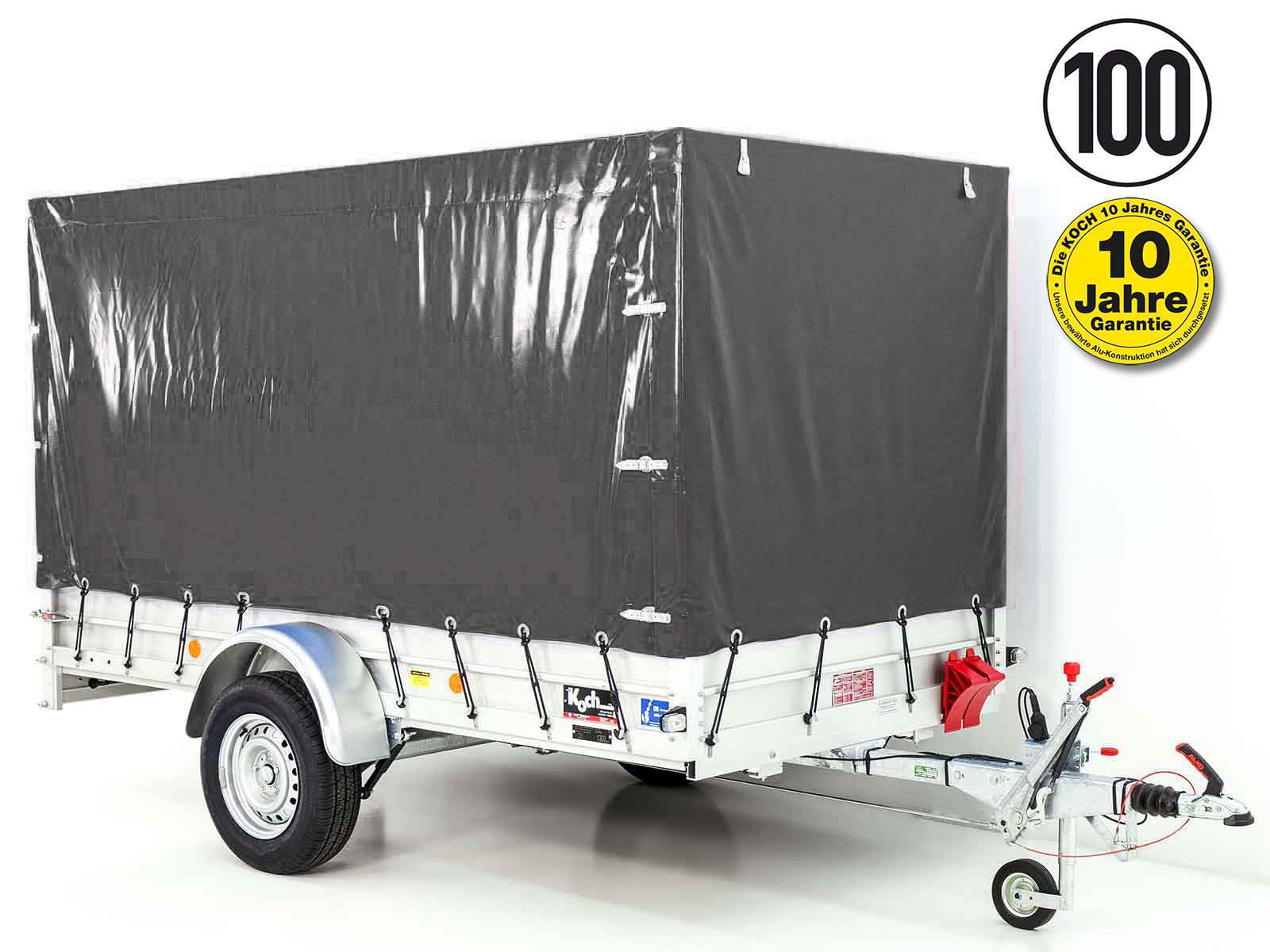 14-geb-9.jpg Anhänger mit Plane 150x300cm 1300kg | Typ 7.13 | Hochplane 160cm – Anthrazit - Neu – Image 1
