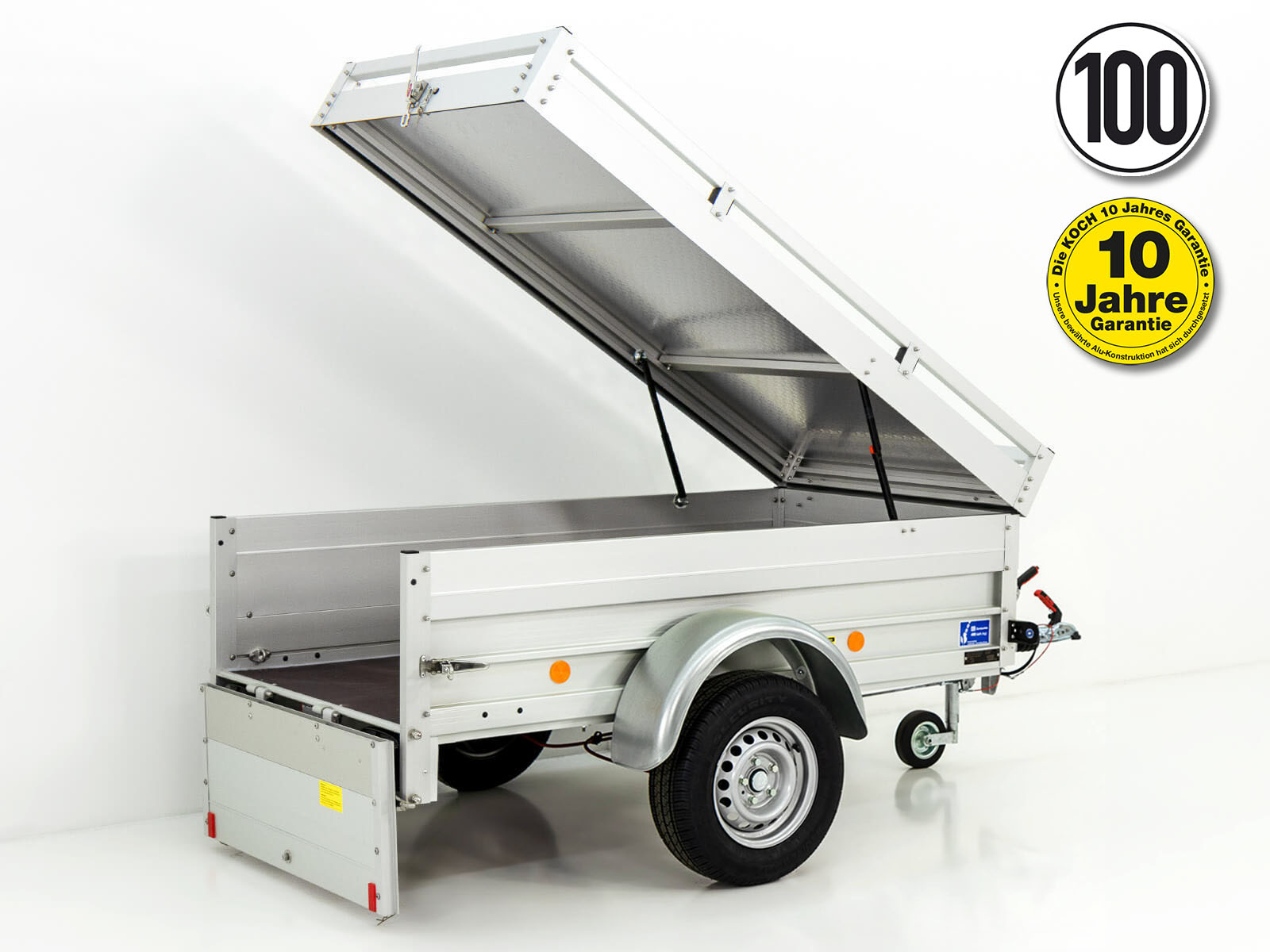 14deckel-2-1.jpg Deckelanhänger 125x250cm Höhe:80cm 750kg | Typ U4-Neu – Image 1