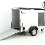 Debon Kofferanhänger Roadster Alu 255 125x255cm H:156cm | Schwarz - Neu