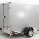 Vezeko Koffer-Absenkanhänger 157x268cm Höhe:164cm 1,5t|silber-Neu