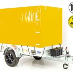 Anhänger „Edition 35“ 125x250cm 1300kg | Typ 4.13 | Hochplane 160cm Gelb-Neu