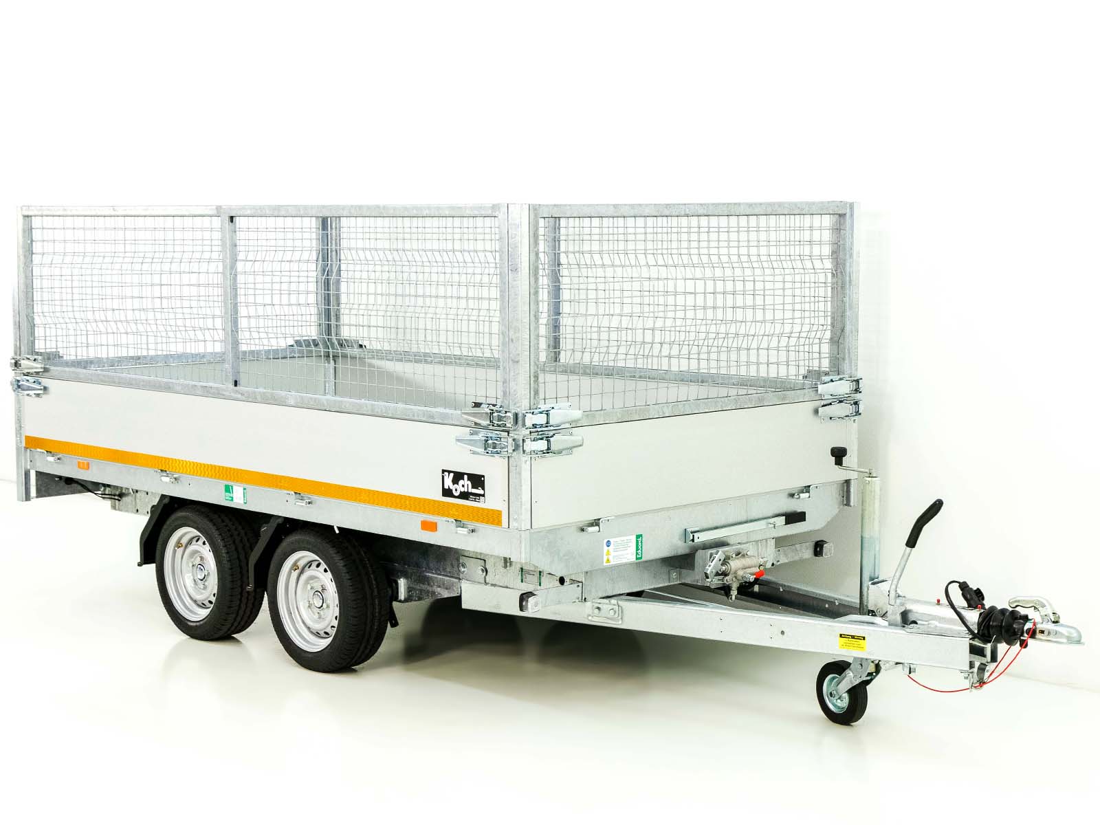 24-ruckw-3.jpg Eduard Heckkipper 160x311cm 2,0t | E+Hand Pumpe | Gitter 70cm - Neu – Image 1