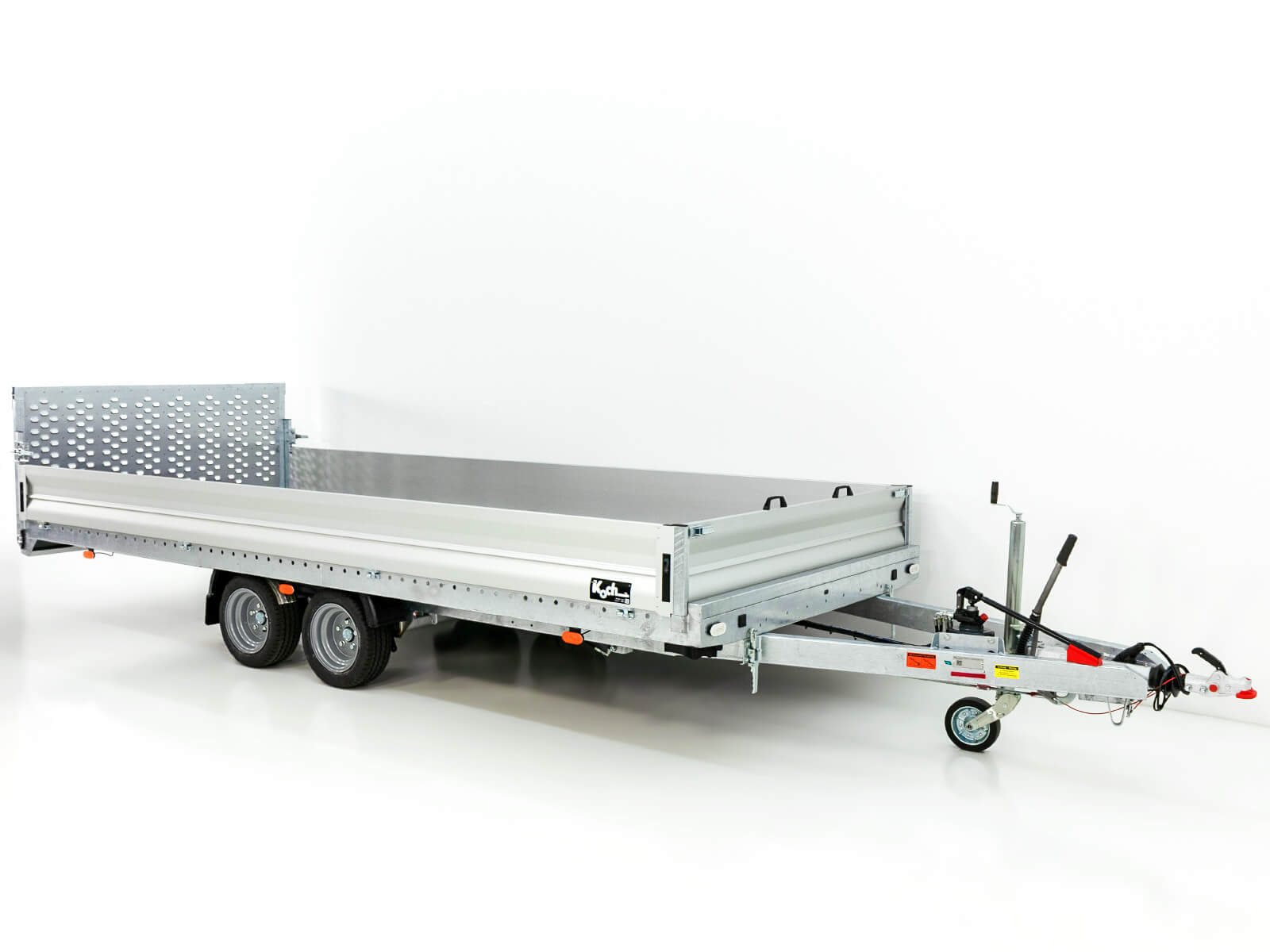 26-pris-4-1.jpg Vezeko Hochlader Anhänger J30.43 | 210×430 cm | 3t | Ladefläche kippbar - Neu – Image 1