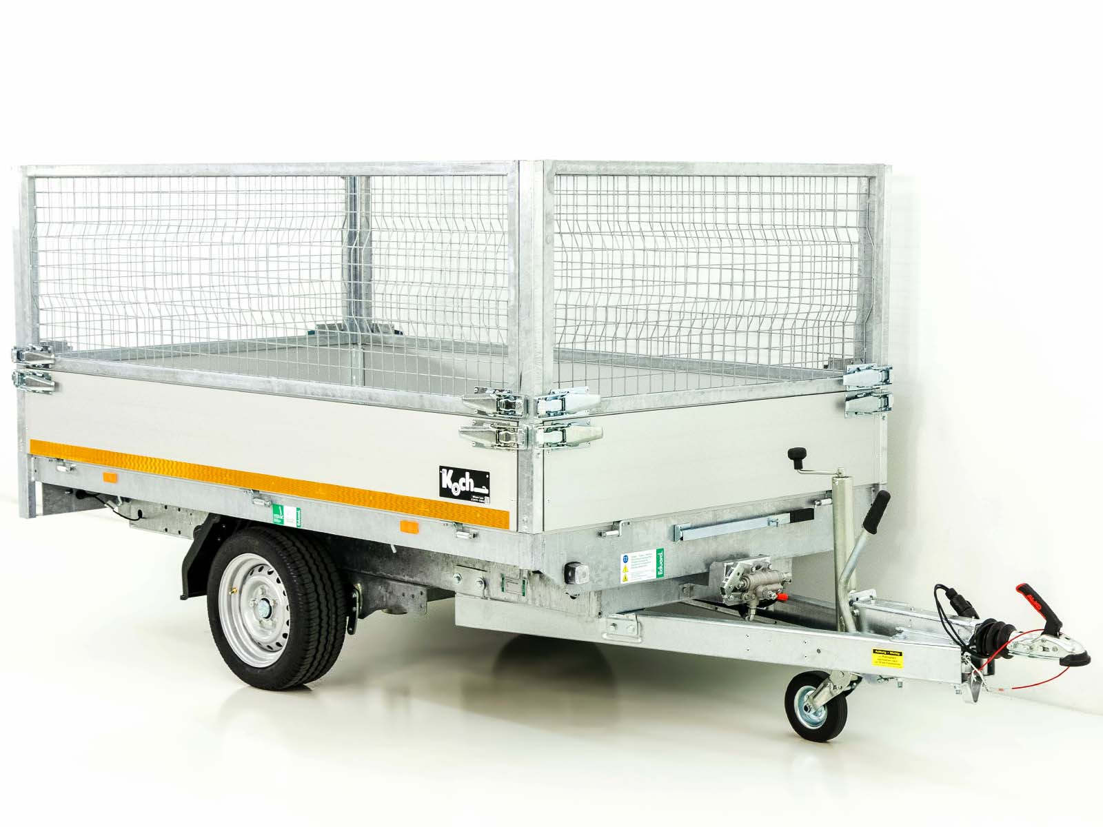 29-ruckw-3.jpg Eduard Heckkipper 150x256cm 1,8t | E+Hand Pumpe | Gitter 70cm - Neu – Image 1