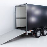 Vezeko Kofferanhänger 184x305cm Höhe:205cm 2,7t|Rampe|schwarz-Neu