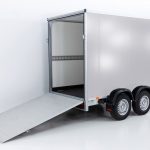 Vezeko Kofferanhänger 152x305cm Höhe:193cm 2,7t|Rampe|silber-Neu