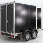 Vezeko Kofferanhänger 152x305cm Höhe:193cm 2,7t|Tür|schwarz-Neu