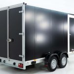 Vezeko Kofferanhänger 184x405cm Höhe:205cm 2,7t|Tür|schwarz-Neu