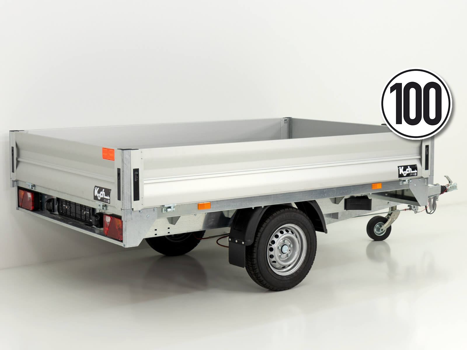 4-pris-2-1.jpg Vezeko Hochlader Anhänger DX13.3 | 162×317 cm | 1,3t - Neu – Image 1