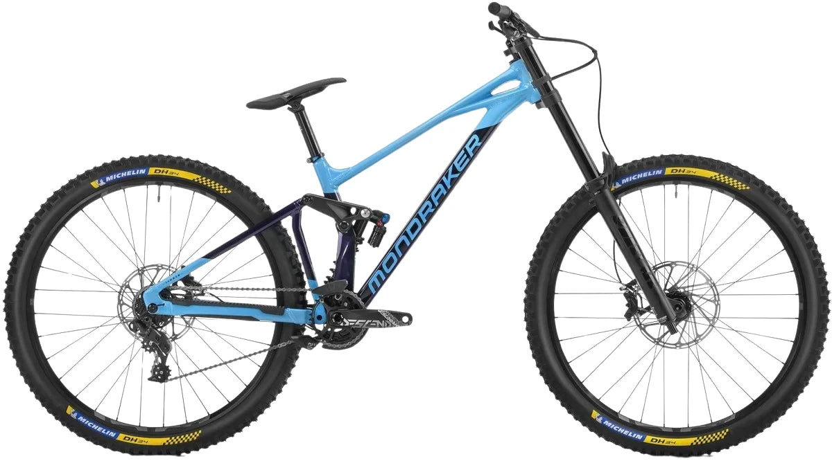 4deb2287-a00b-4cbc-ad59-f3b7513cf06a.jpg Mondraker Summum R MX Gloss Deep Purple / Light Blue – Image 1