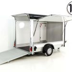 Debon Kofferanhänger C300 Sandwich 148x295cm H:190cm 1,3t | Alu | Polybug | Tür | Klappe | Schwarz - Neu
