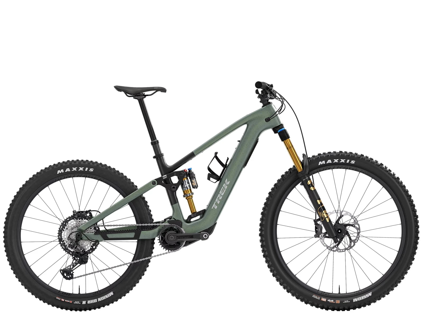 650475.jpg Trek Fuel+ MX 9.8 XT Gen 2 Lichen Green/Keswick Green Splatter 2027 – Image 1