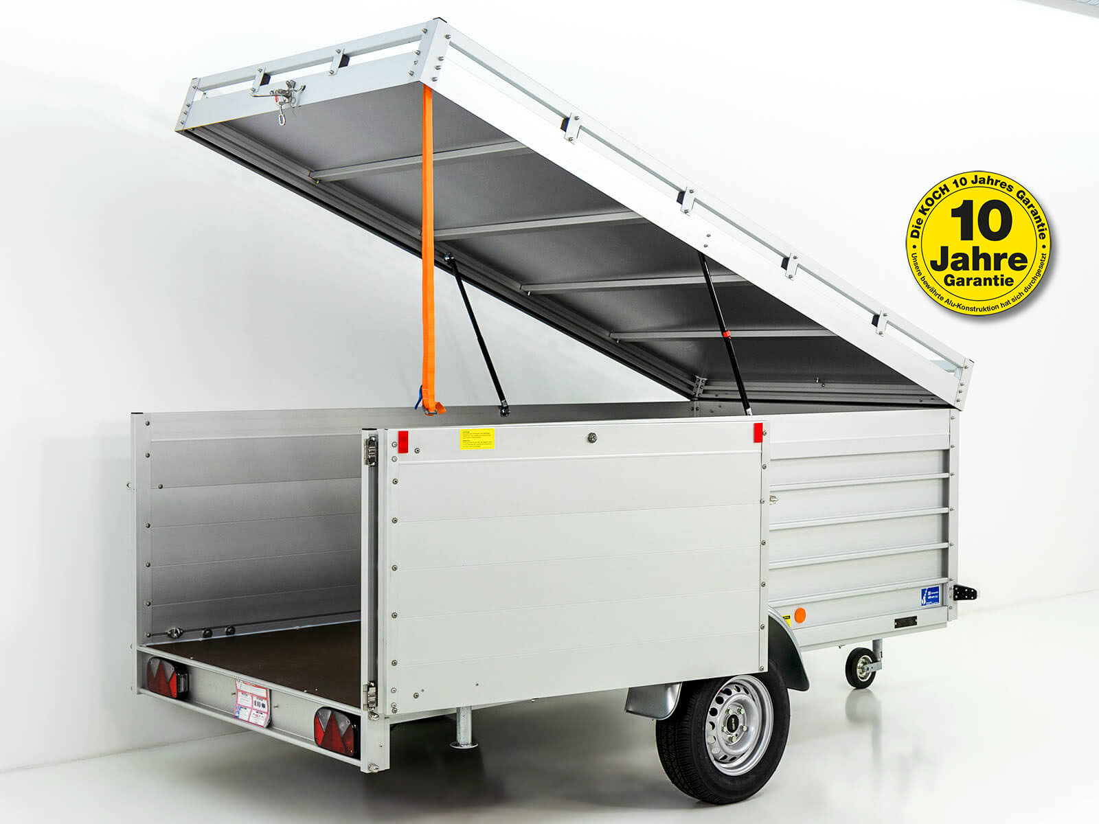 6deckel-9-1.jpg Deckelanhänger 150x300cm Höhe: 95cm 750kg | Typ U7 | Seitentür-Neu – Image 1