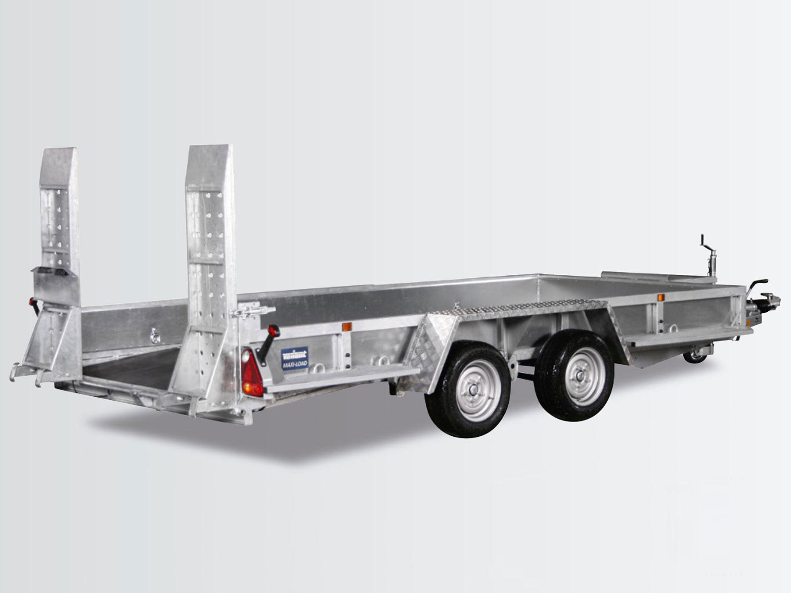 7-arb-2.jpg Variant Baumaschinenanhänger Maxi Load 180×400 3,5t | Einzelrampen | Beavertail - Neu – Image 1