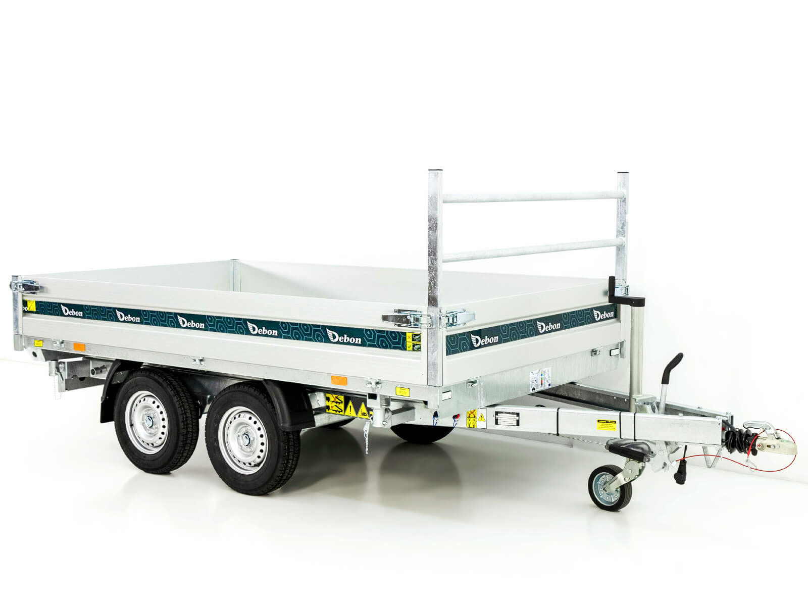 7-kippan-6-1.jpg Debon Dreiseitenkipper 180x306cm 2,6t | E-Pumpe | Rampen | Stützen - Neu – Image 1