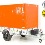 Anhänger „Edition 35“ 125x250cm 1300kg | Typ 4.13 | Hochplane 160cm – Orange-Neu