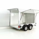Debon Kofferanhänger C500 Sandwich 164x300cm H:200cm 2,0t|Alu|Polybug|Tür|weiß-Neu