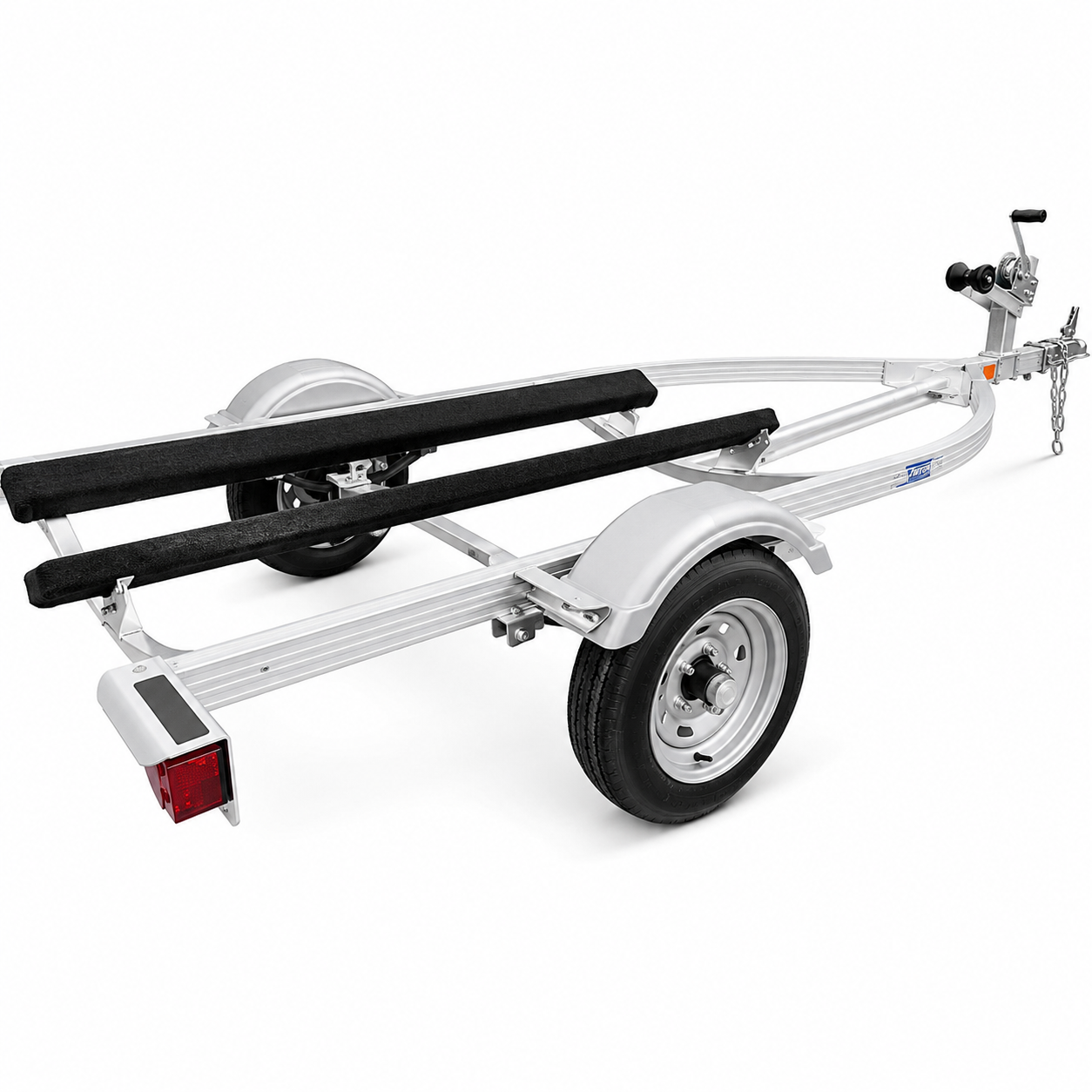 98A1.png Shore Haven 4×14 Aluminium-Einachsanhänger für Wassermotorräder / Jetskis (2025) – Image 1