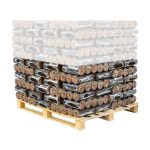 BIOMAC Rindenbriketts rund / GLUTHALTER 450kg Palette