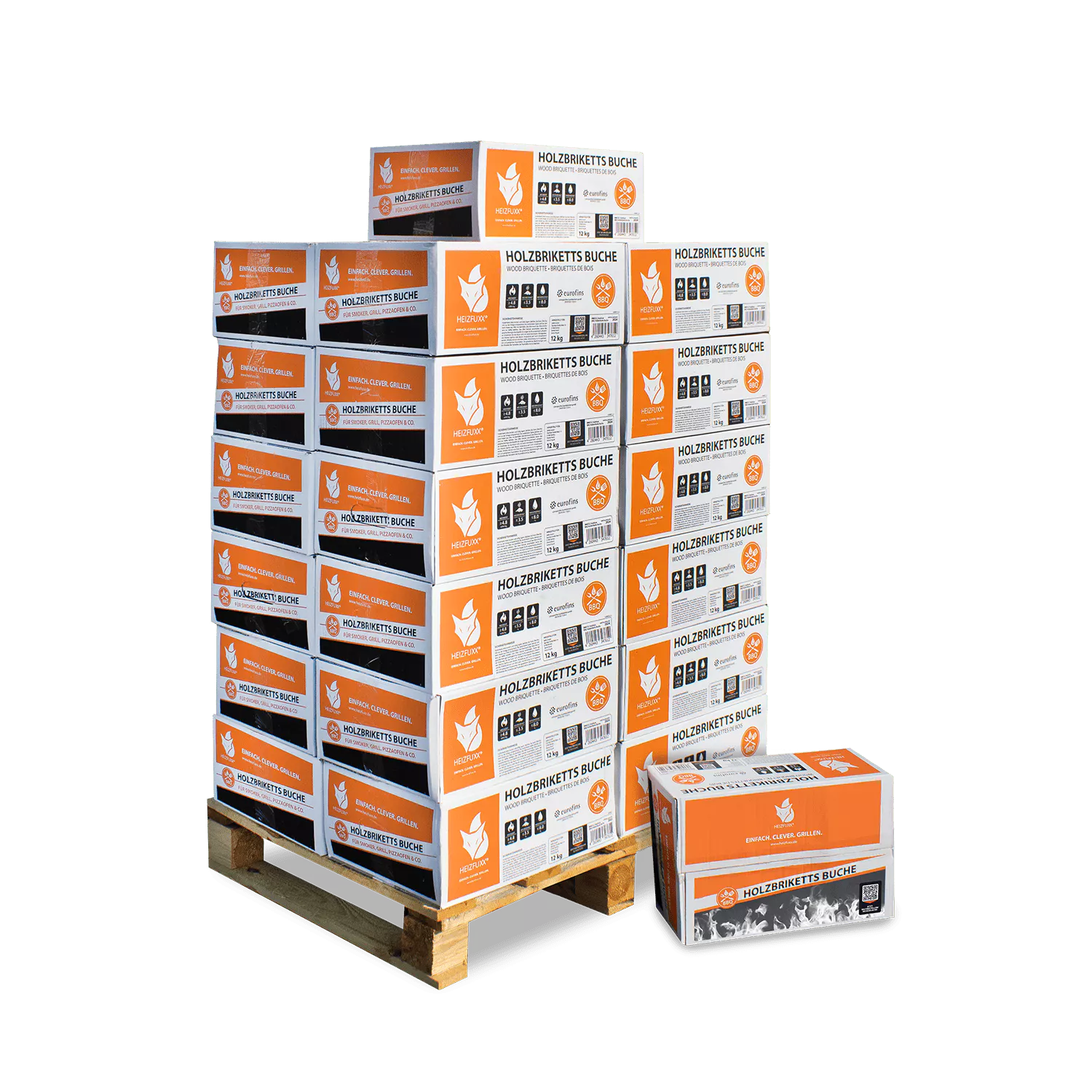 BNK12_Holzbriketts-Buche-12kg-25er-Palette-Verpackung.webp Nestro Hartholz M 81 x 12 kg – Image 1