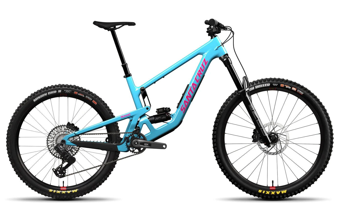 MY27_Nomad_CC_GX_AXS_GlossAquaMagenta_ba580404-2a92-4ad6-8cf4-b7a5cd224ec8.jpg Santa Cruz Nomad 7 CC MX GX AXS Gloss Aqua Magenta 2027 – Image 1