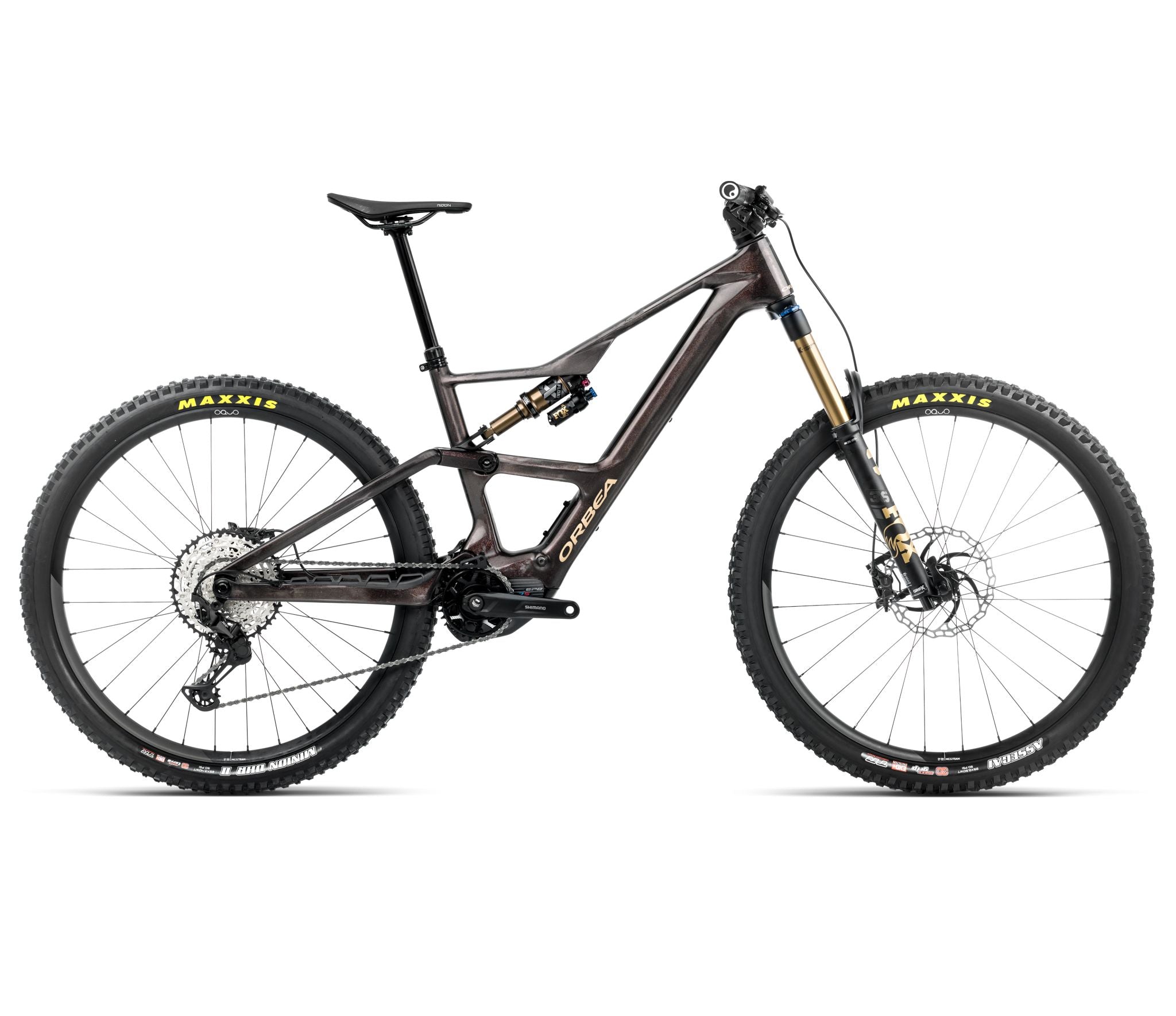 S397TTCC-SX-SIDE-RISE_LT_M10_630.jpg Orbea RISE LT M10 630W Cosmic Carbon View - Golden Sand – Image 1