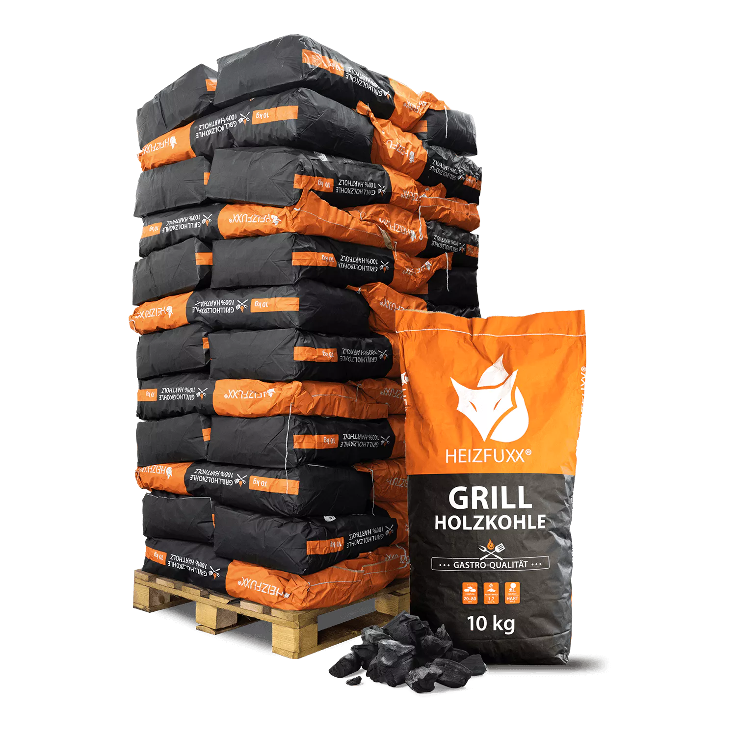 SGB10-Grillholzkohle-36erPalette-Verpackung.webp Grillholzkohle » Gastro-Qualität « 36 x 10 kg – Image 1