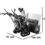 BlackStone B-ST 87 BSTE PLUS – Benzin-Schneefräse – Raupenantrieb – B&S 2100