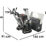 BlackStone B-ST 87 LTE – Benzin-Schneefräse – Raupenantrieb – Loncin 190F(D)S