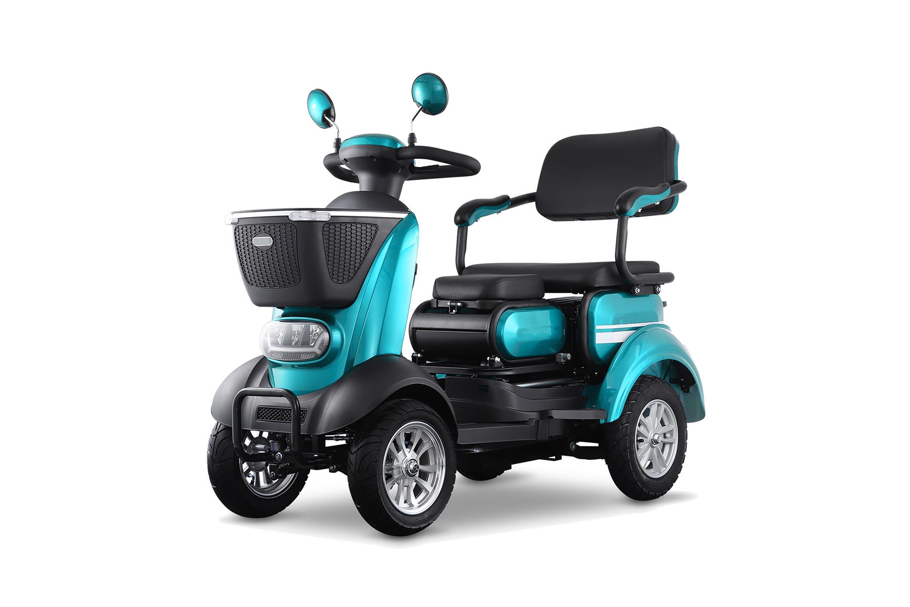 boubi-scooter-electrique-2-places-4-roues-500-watts.jpg BOUBI Elektromobil für 2 Personen, 4 Räder, 500 Watt – Image 1