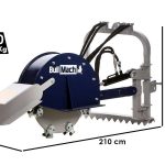 BullMach ARES 61 H – Baumstumpffräse mit Traktoranbau – hydraulische Verschiebung