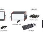 SWIT PL-E90D 3KIT | Set of 3 x 3rd Generation Natural-Born-Soft TLCI-99 90W LED Panel Light, ultra s