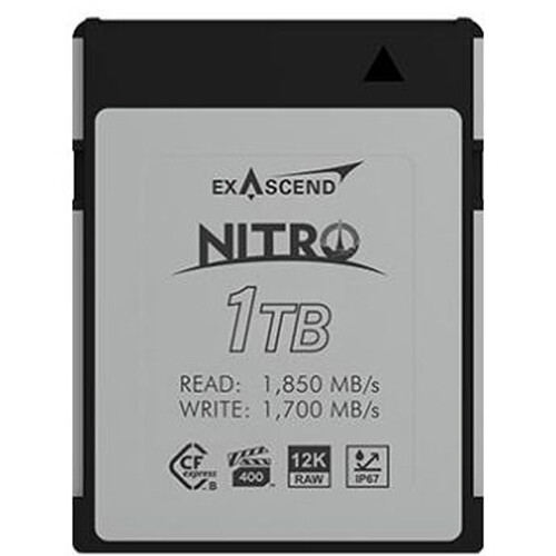 expc3n001tb.jpg Exascend 1TB Nitro CFexpress VPG400 Type B Memory Card – Image 1