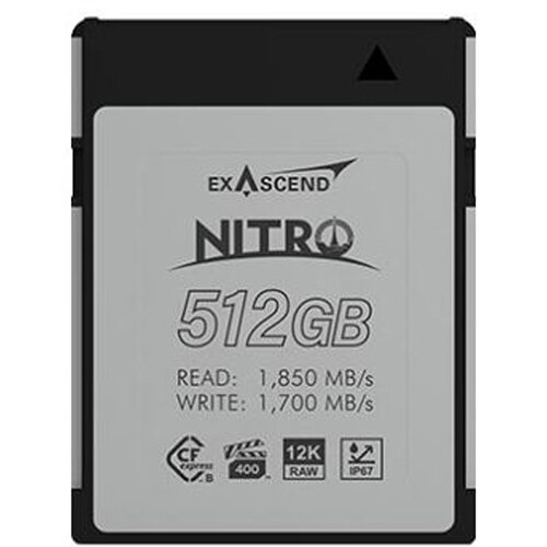 expc3n512gb.jpg Exascend 512GB Nitro CFexpress VPG400 Type B Memory Card – Image 1