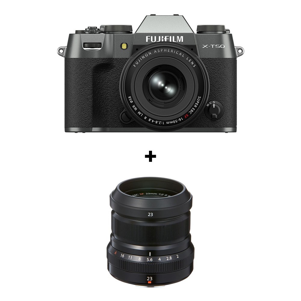 fuji-set-7.jpg Fujifilm X-T50 + XF16-50mm charcoal silver+ XF23mm F2 – Image 1
