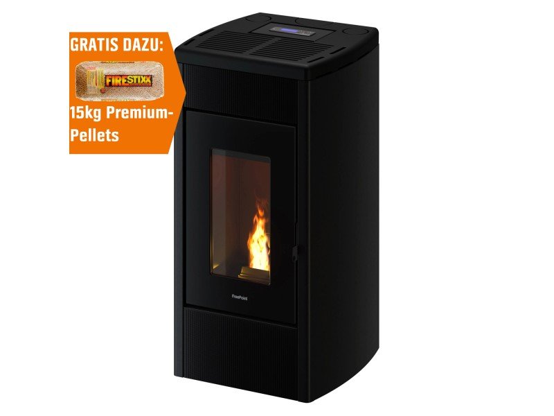 image-102.jpeg Freepoint Pelletofen Duke Stahl Anthrazit 14 kW mit Automatik – Image 1