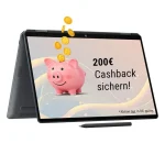 HP OmniBook Ultra Flip 14″ 2,8k OLED Touch Core Ultra 7 258V 32GB/2TB SSD Windows 11 Home – 14-fh0079ng inkl. HDMI Adapter & Pen Copilot+PC