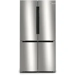 Bosch KFN96APEA Serie 4 Multi Door Freistehende Kühl-Gefrier-Kombination