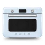 Smeg 50’s Style Kombi-Tisch-Dampfbackofen Pastellblau