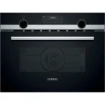 Siemens CM585AGS1 iQ500 Einbau-Mikrowelle schwarz/edelstahl