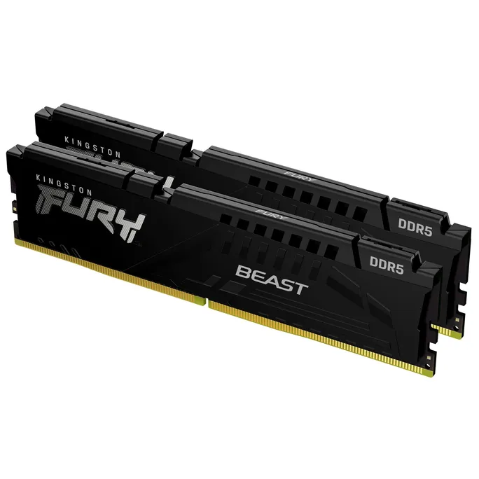 image-16765.webp 32GB (2x16GB) KINGSTON FURY Beast DDR5-5600 CL36 EXPO RAM Gaming Arbeitssp. Kit – Image 1