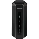 NETGEAR Nighthawk Tri-Band-WLAN-7-Router (RS700S) – Sicherheitsfunktionen, BE19000 WLAN-Geschwindigkeit (bis zu 19 Gbit/s) – 10-Gig-Internetanschluss – deckt bis zu 275 m2 ab, 200 Geräte – 1 Jahr Armor inklusive