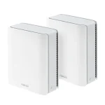 ASUS ZenWiFi BT10 BE18000 Weiß Tri-Band WiFi 7 Smart AiMesh Extendable Router 2er Pack