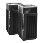 ASUS ZenWiFi Pro ET12 AXE11000 2er Pack Whole-Home-Mesh-WiFi Schwarz