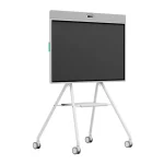 Logitech Rally Board 65 Cart Offwhite – Mobilen Wagen für Rally Board 65 – Videokonferenzen in jeden Raum