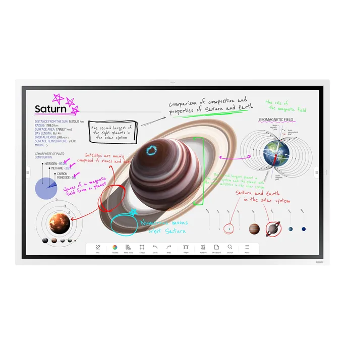 image-20741.webp Samsung Flip Pro WM55B 140cm (55″) 4K UHD digitales Flipchart Display HDMI/DP – Image 1